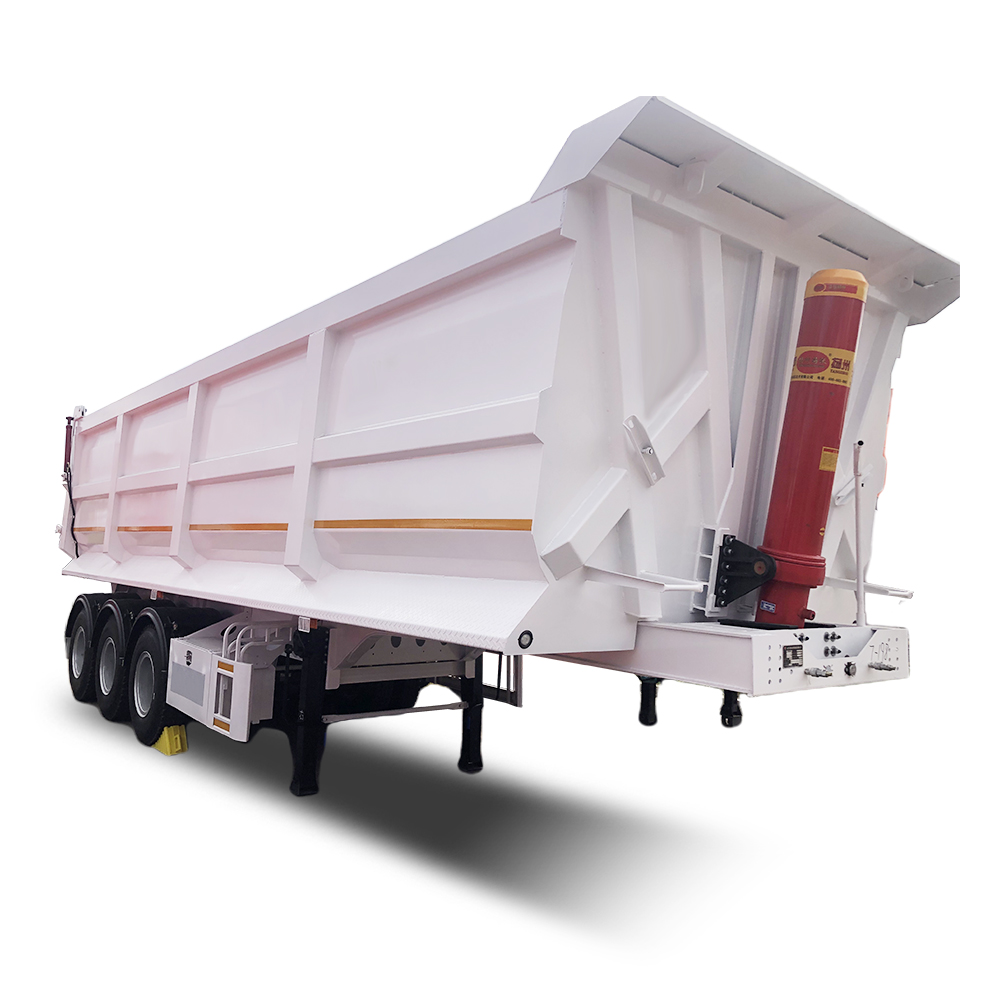 U - Shaped Rear Dump Semi Trailer